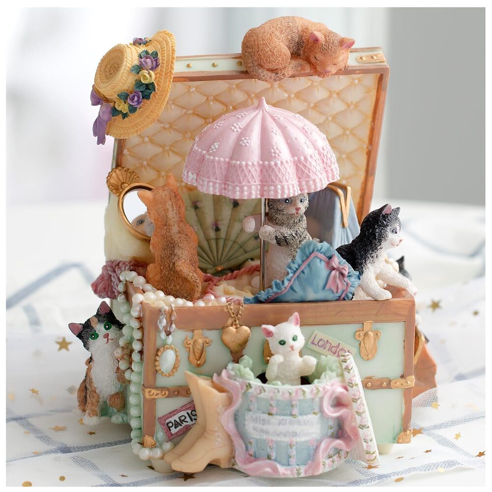 1099 Cat Lover Music Box Birthday Gifts Girls Friend Sister Daughter